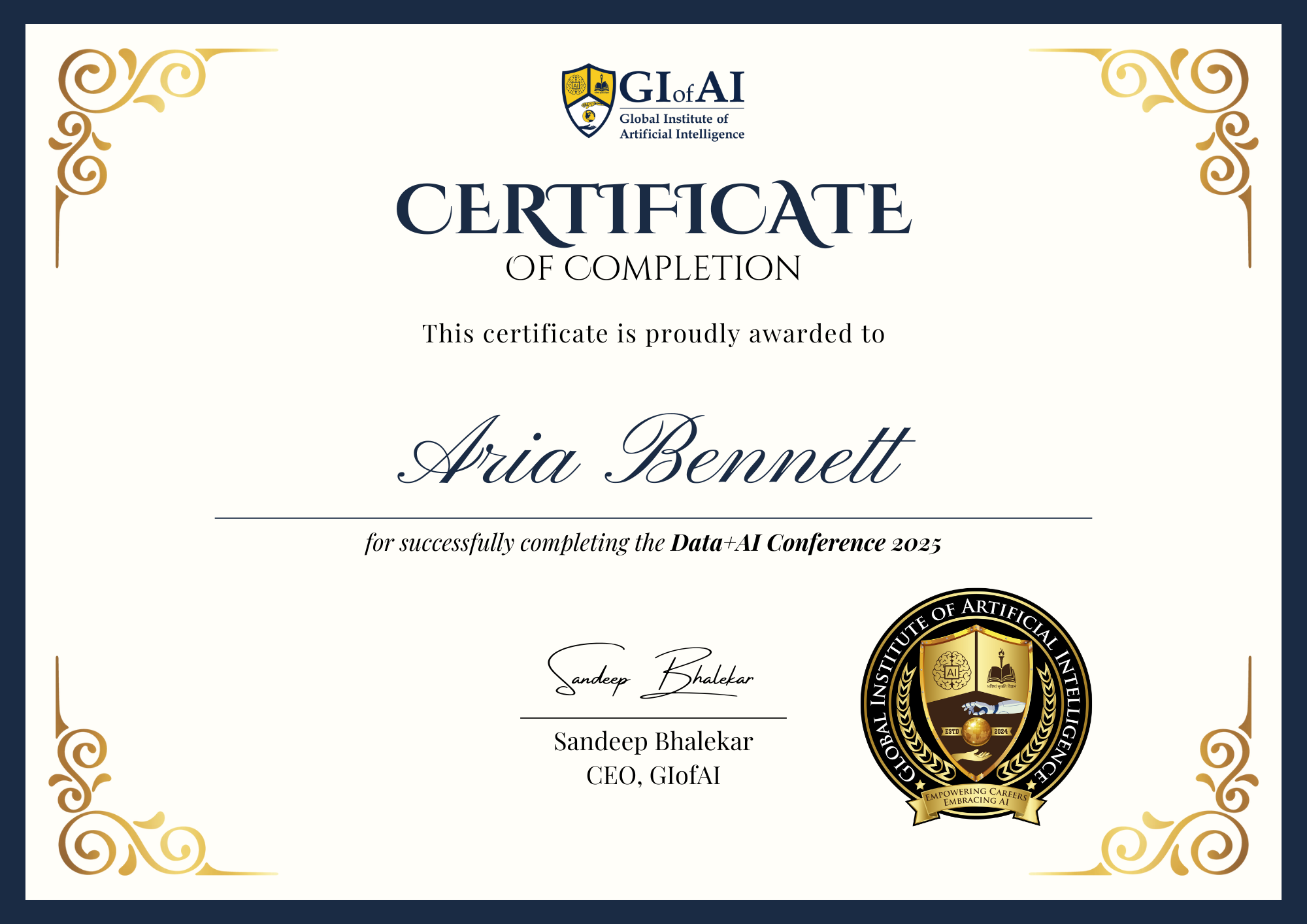 GIofAI Certificate